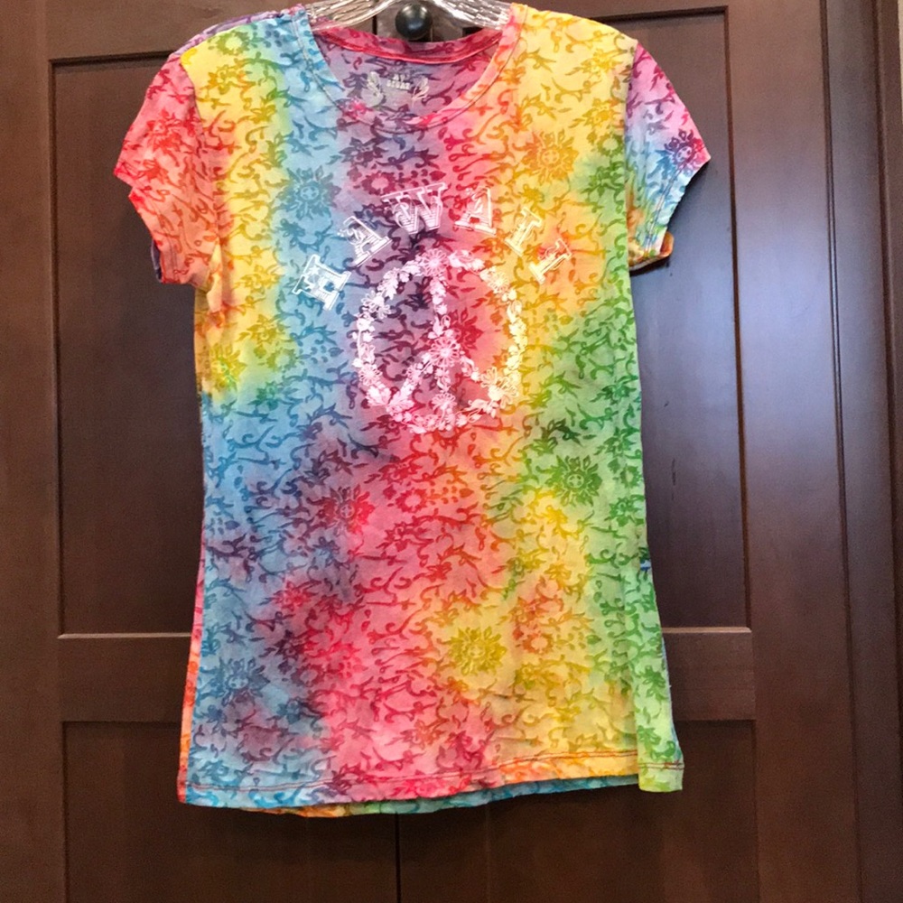 Girls Tie Dye My Sport Hawaii T-Shirt